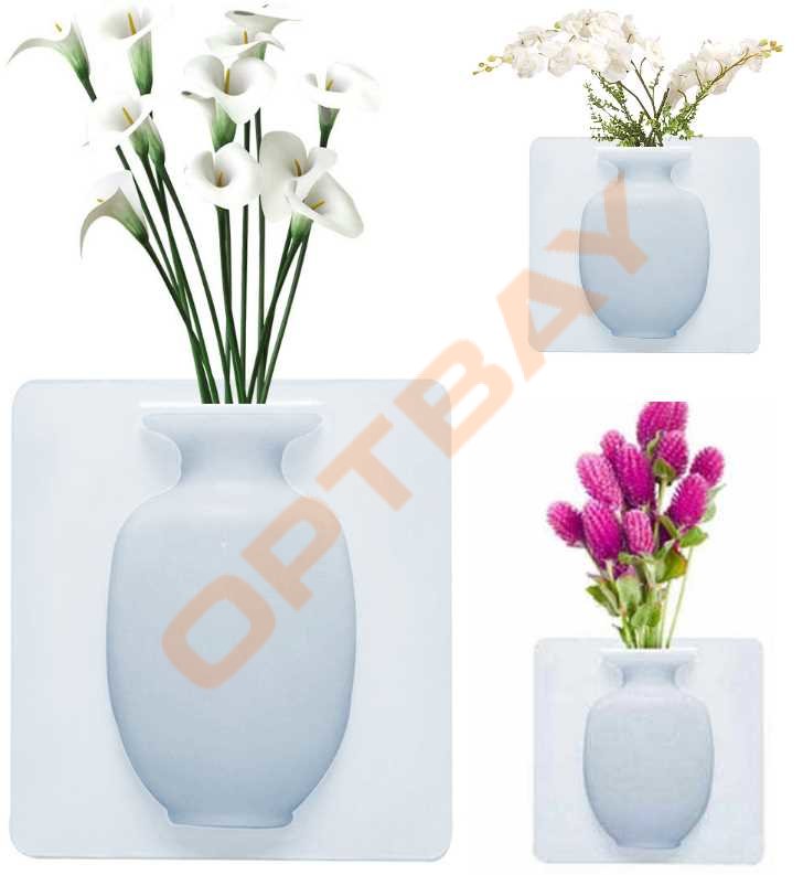 Настенная волшебная ваза для цветов Silicon Vase