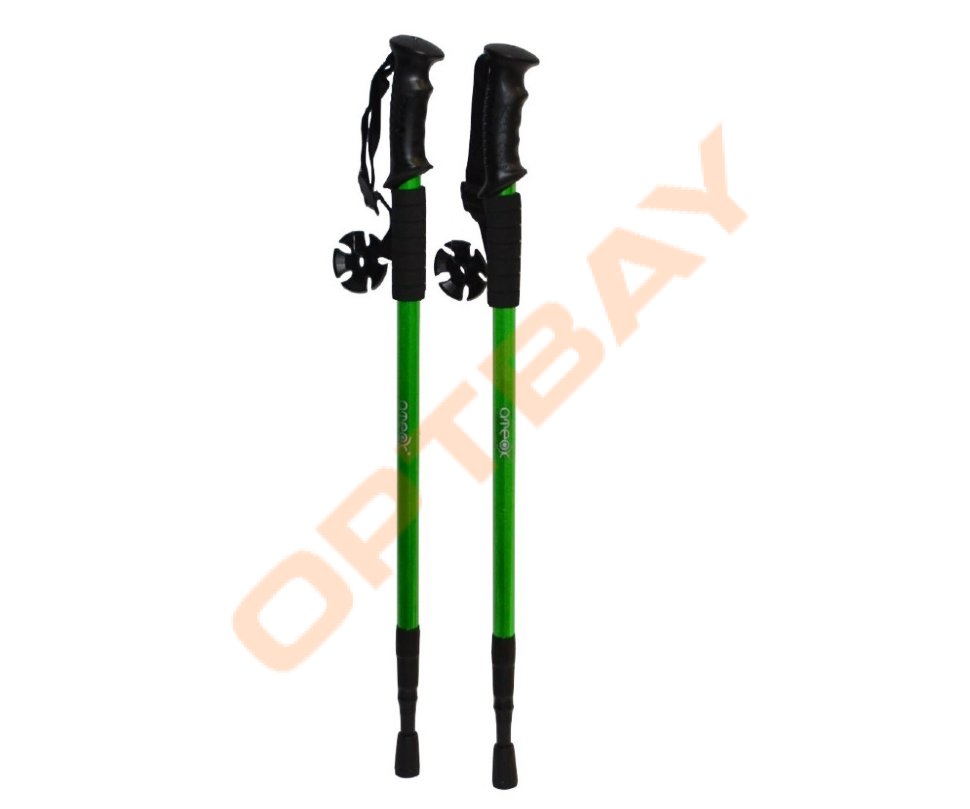 Палки для скандинавской ходьбы SP055 зеленые (скандинавские палки) 